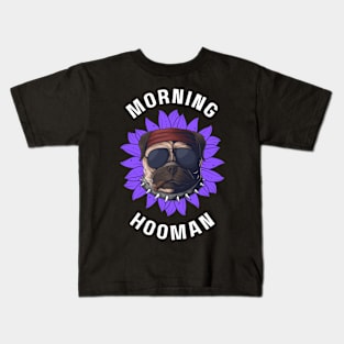 French bulldog good morning hooman Kids T-Shirt